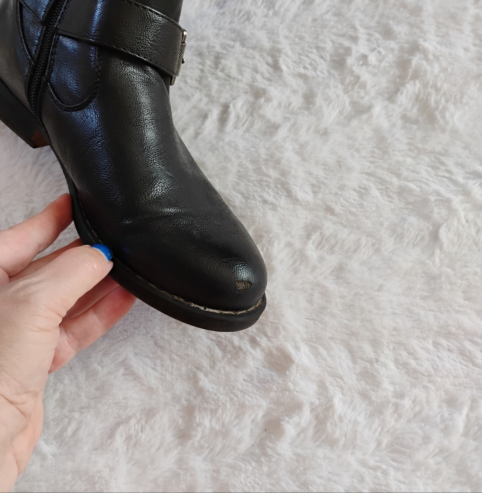 BareTraps Brynda Mid Calf Moto Style Boots - Picture 8 of 11